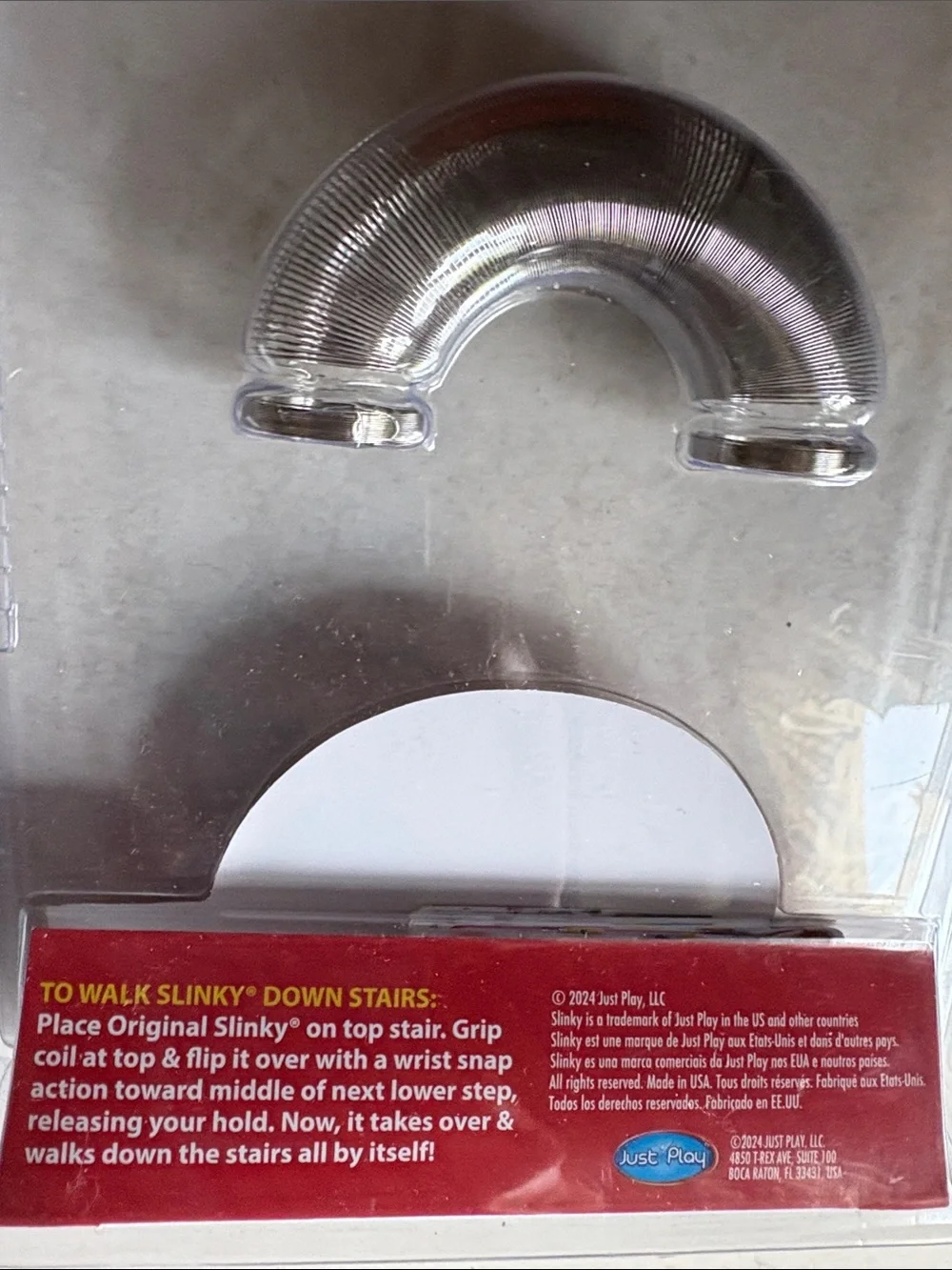 BNIB World's Smallest Slinky (really works)